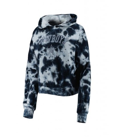 Women's Navy Dallas Cowboys Cloud Dye Fleece Pullover Hoodie Navy $40.00 Sweatshirts