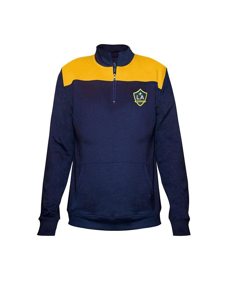 Women's Navy LA Galaxy Plus Size 1/4-Zip Pullover Jacket Navy $31.20 Jackets