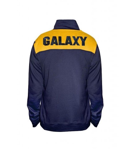 Women's Navy LA Galaxy Plus Size 1/4-Zip Pullover Jacket Navy $31.20 Jackets