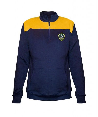 Women's Navy LA Galaxy Plus Size 1/4-Zip Pullover Jacket Navy $31.20 Jackets