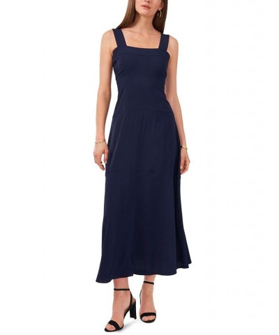 Paneled Smocked-Back Challis Tank Dress Classic Navy $33.97 Dresses