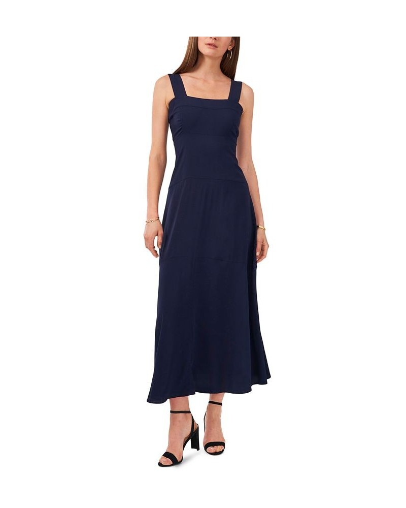 Paneled Smocked-Back Challis Tank Dress Classic Navy $33.97 Dresses