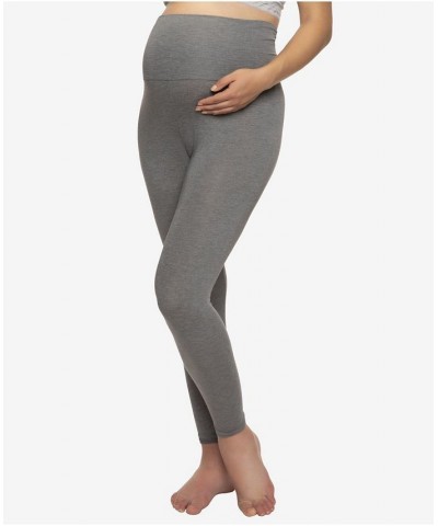 Women's Maternity Modal Pant Heather Charcoal $28.32 Sleepwear