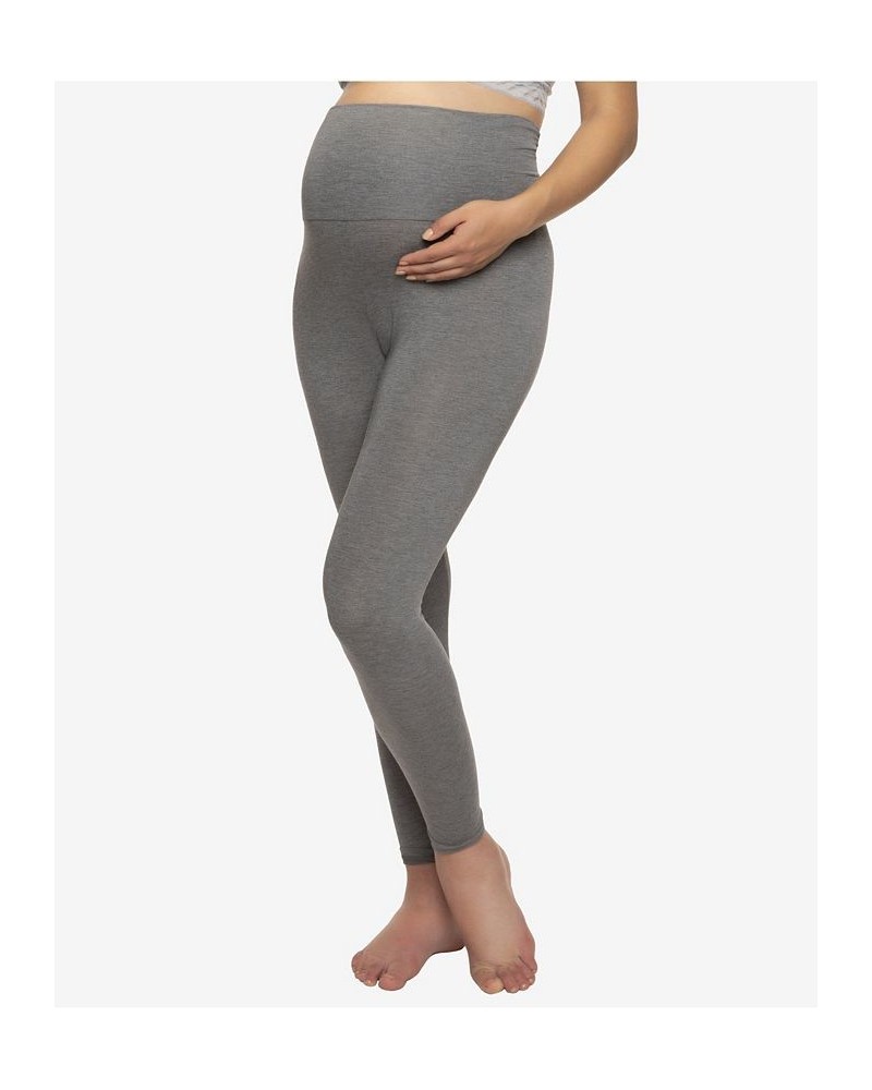 Women's Maternity Modal Pant Heather Charcoal $28.32 Sleepwear