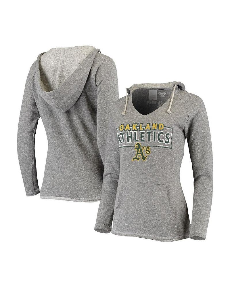 Women's Heather Gray Oakland Athletics Mainstream Sweatshirt Heathered Gray $28.00 Sweatshirts