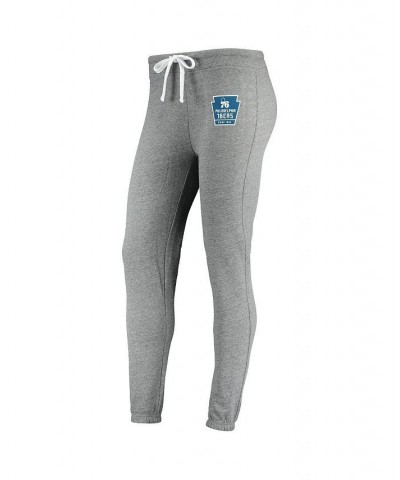 Women's Gray Philadelphia 76ers Dundee Classic Sweatpants Gray $33.60 Pants
