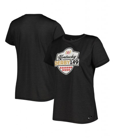 Women's Black Kentucky Derby 149 Performance T-shirt Black $29.25 Tops