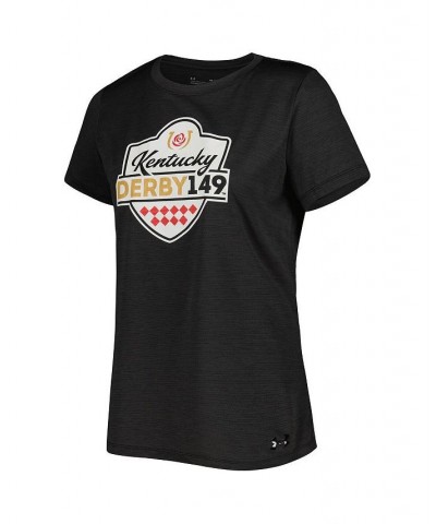 Women's Black Kentucky Derby 149 Performance T-shirt Black $29.25 Tops