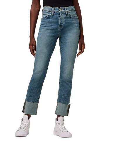 Women's Holly High-Rise Straight-Leg Jeans Mineral Blue $47.26 Jeans