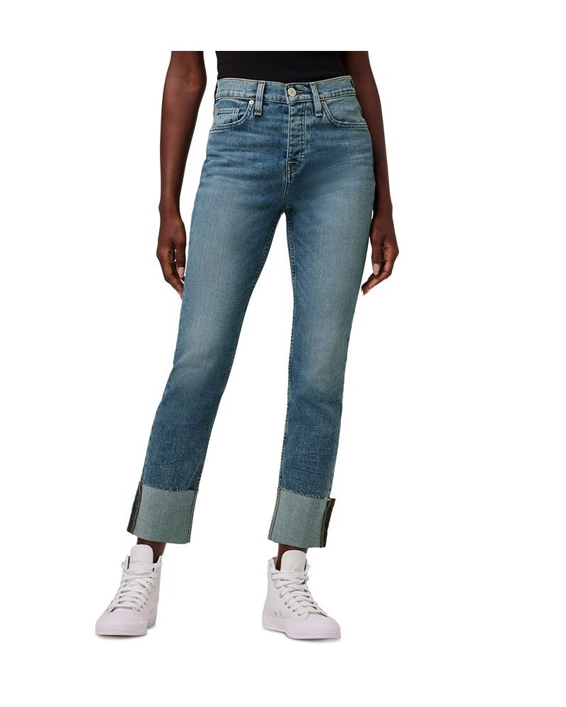 Women's Holly High-Rise Straight-Leg Jeans Mineral Blue $47.26 Jeans