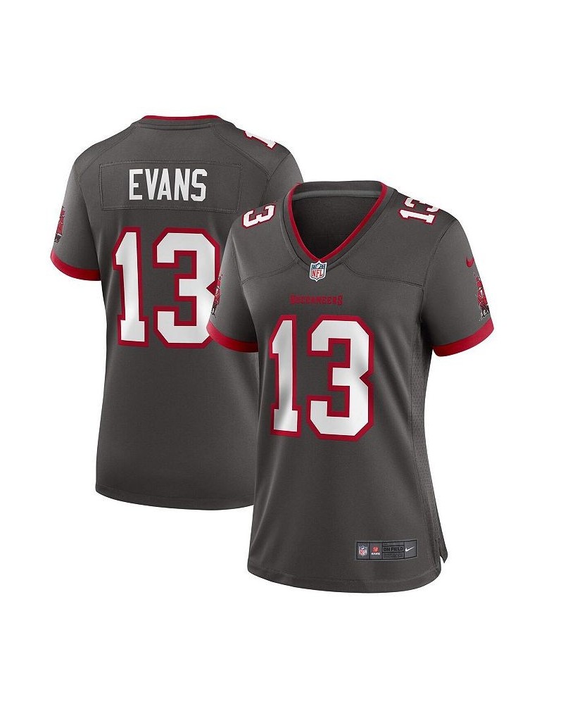 Women's Mike Evans Pewter Tampa Bay Buccaneers Alternate Game Jersey Pewter $64.40 Jersey