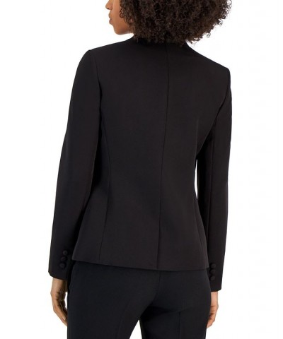 Women's Faux Double-Breasted Blazer Black $32.67 Jackets