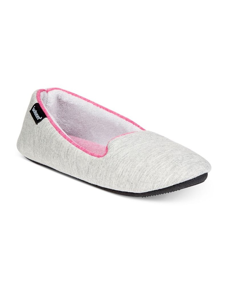 Women's Jersey Nicole Loafer with Memory Foam Heather Grey $18.00 Shoes