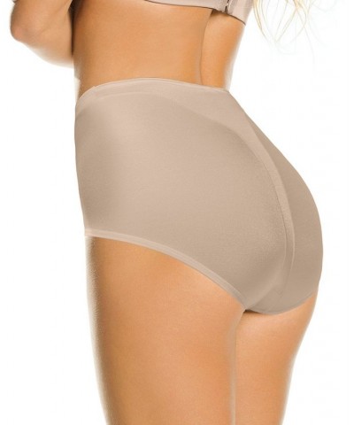 Women's High-Cut Panty Shaper Beige $19.60 Shapewear