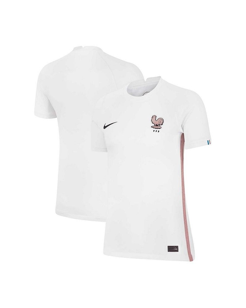 Women's White France Women's National Team 2022/23 Away Replica Blank Jersey White $55.20 Jersey