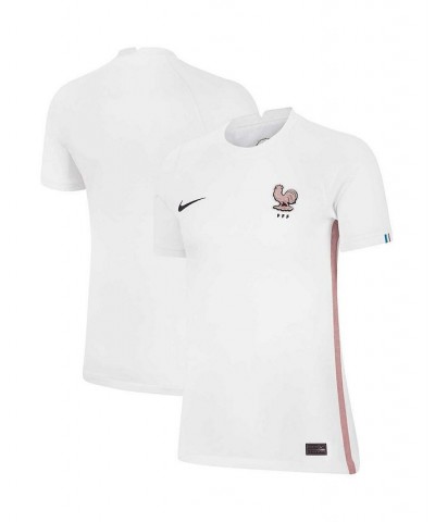 Women's White France Women's National Team 2022/23 Away Replica Blank Jersey White $55.20 Jersey