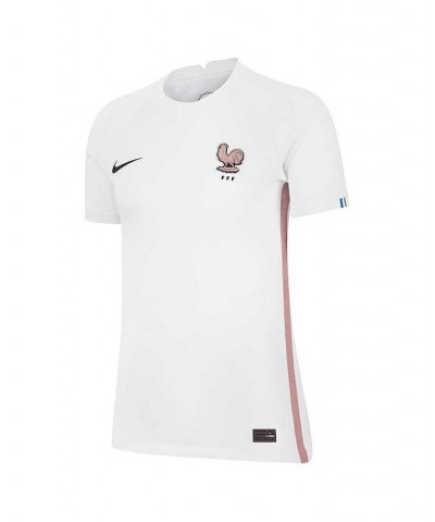 Women's White France Women's National Team 2022/23 Away Replica Blank Jersey White $55.20 Jersey