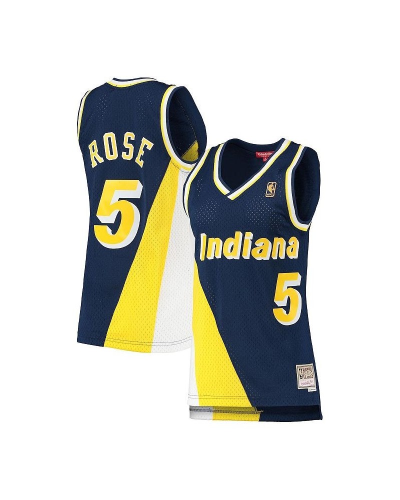 Women's Jalen Rose Navy Indiana Pacers 1996-97 Hardwood Classics Swingman Jersey Navy $48.30 Jersey