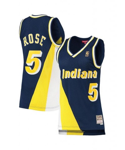 Women's Jalen Rose Navy Indiana Pacers 1996-97 Hardwood Classics Swingman Jersey Navy $48.30 Jersey