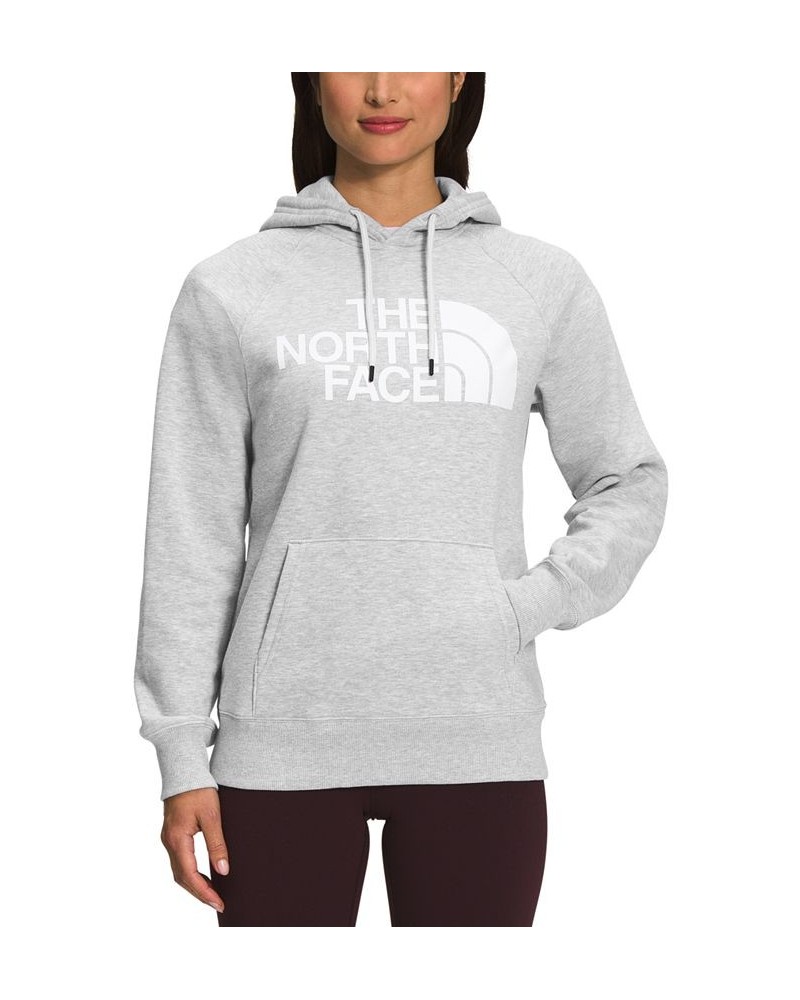 Women's Half Dome Pullover Hoodie Gray $38.25 Sweatshirts