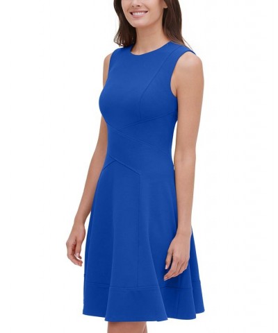 Sleeveless Fit & Flare Dress Blue $29.50 Dresses