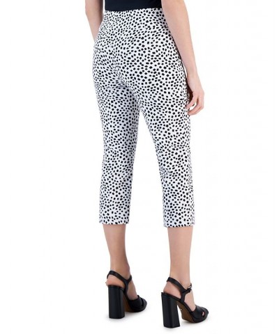 Petite Essential Capri Pull-On with Tummy-Control Bw Contour Sq $15.42 Pants