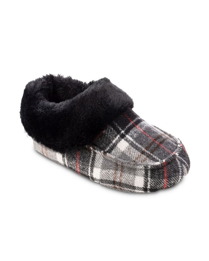 Women's Print Valerie Bootie Slippers Gray $10.72 Shoes