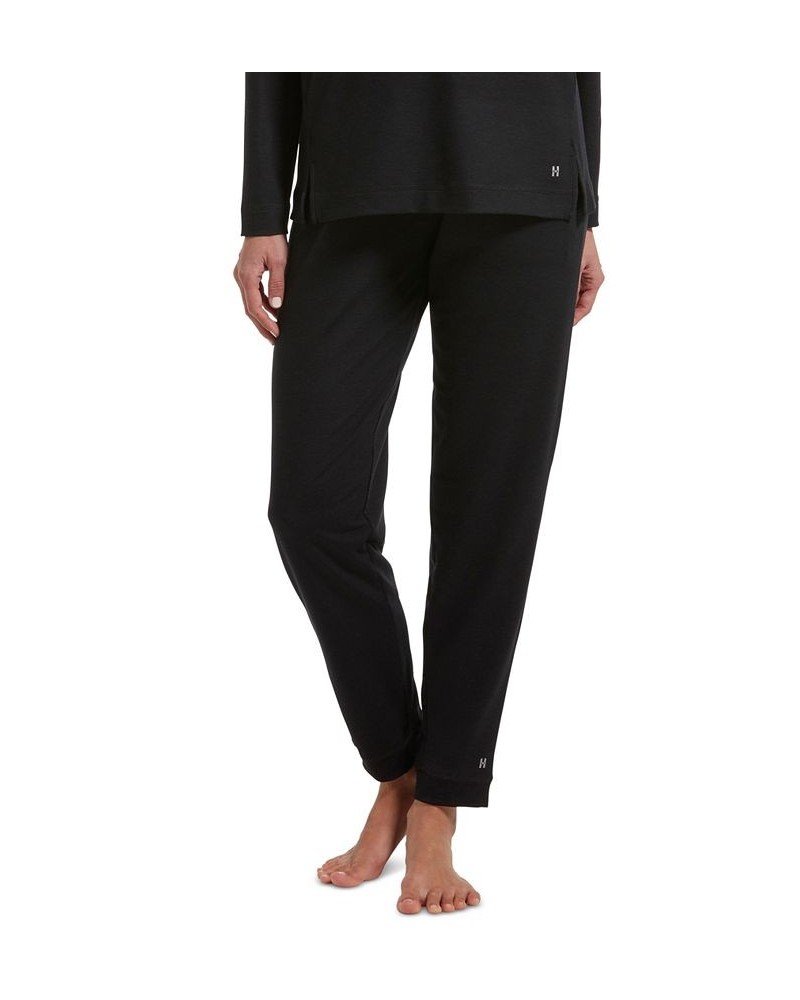 Super-Soft French Terry Cuffed Lounge Pants Black $13.94 Sleepwear