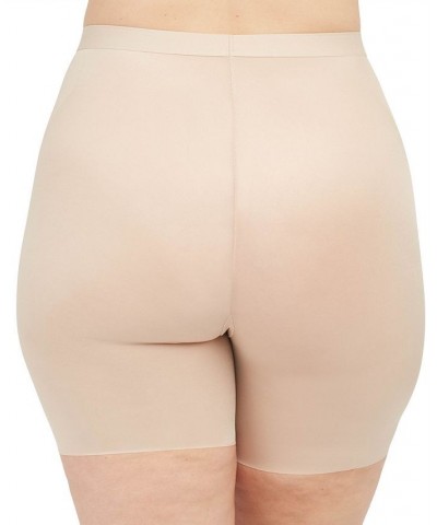 Women's Thinstincts 2.0 High-Waisted Mid-Thigh Girl Shorts Champagne Beige $29.76 Shapewear