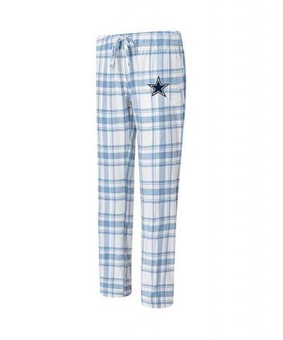 Women's White Royal Dallas Cowboys Arrival Flannel Lounge Pants White, Royal $17.84 Pajama