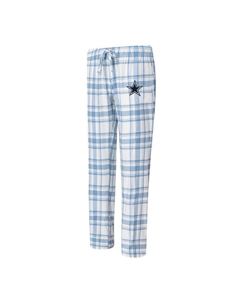 Women's White Royal Dallas Cowboys Arrival Flannel Lounge Pants White, Royal $17.84 Pajama