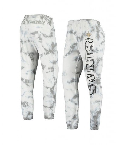 Women's Black New Orleans Saints Tie-Dye Playoff Pants Black $28.70 Pants