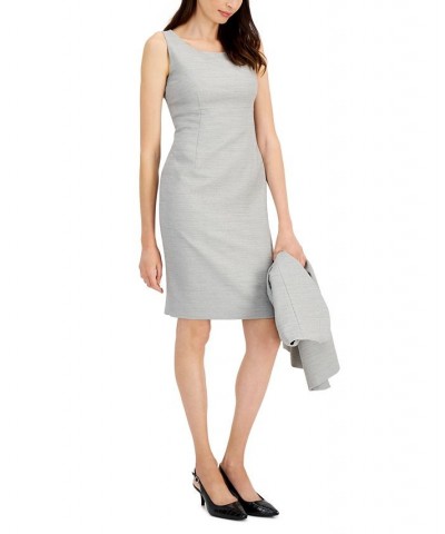 Women's Topper and Sheath Dress Set White $45.50 Suits