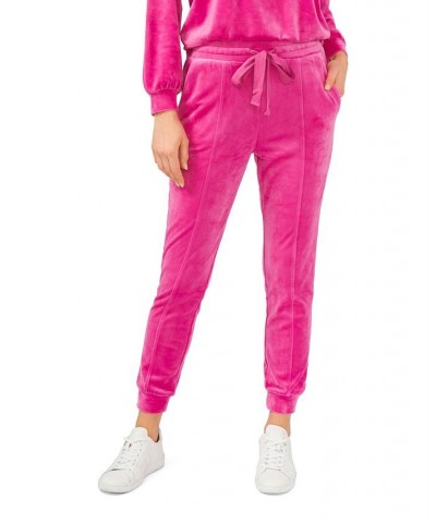 Velour Pull on Pants Pink $28.13 Pants