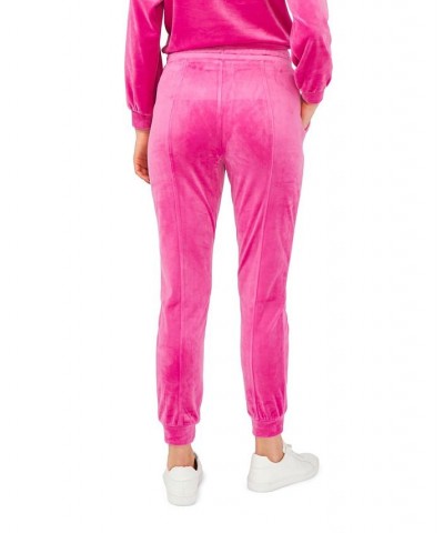 Velour Pull on Pants Pink $28.13 Pants