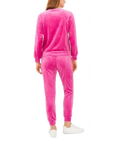 Velour Pull on Pants Pink $28.13 Pants