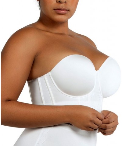 Elissa Strapless Contour Bustier White $35.36 Bras