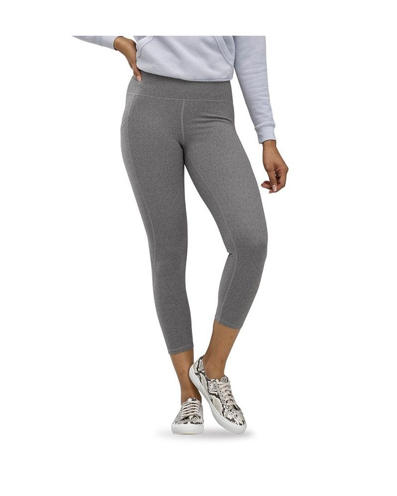 Women's Active Pep Talking Skimmer Cropped Legging Still Grey $13.40 Pants