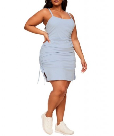 Felicity Women's Plus-Size Loungewear Dress Light Blue $27.28 Sleepwear