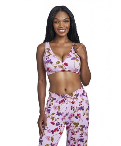 Women's Paisley 3-Pack Maternity/Nursing Sleep Bras Lavender Rose $25.52 Bras