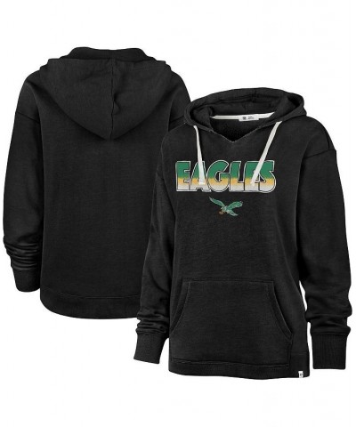 Women's Heather Black Philadelphia Eagles Color Rise Kennedy Pullover Hoodie Heather Black $39.95 Sweatshirts