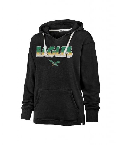 Women's Heather Black Philadelphia Eagles Color Rise Kennedy Pullover Hoodie Heather Black $39.95 Sweatshirts