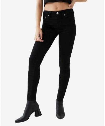 Women's Jennie Curvy Skinny Jeans Body Rinse Black $39.76 Jeans