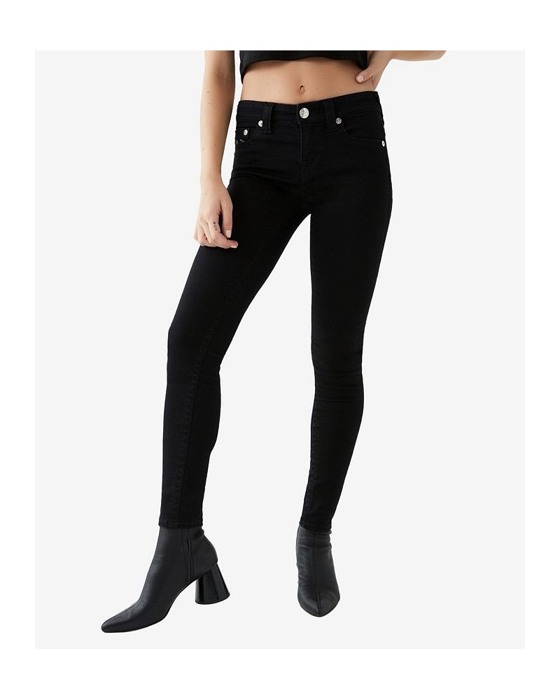 Women's Jennie Curvy Skinny Jeans Body Rinse Black $39.76 Jeans