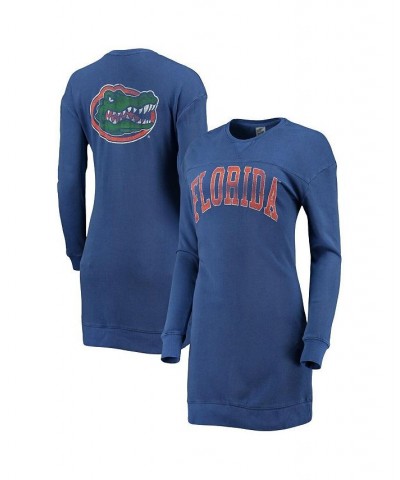 Women's Royal Florida Gators 2-Hit Sweatshirt Dress Blue $31.50 Dresses