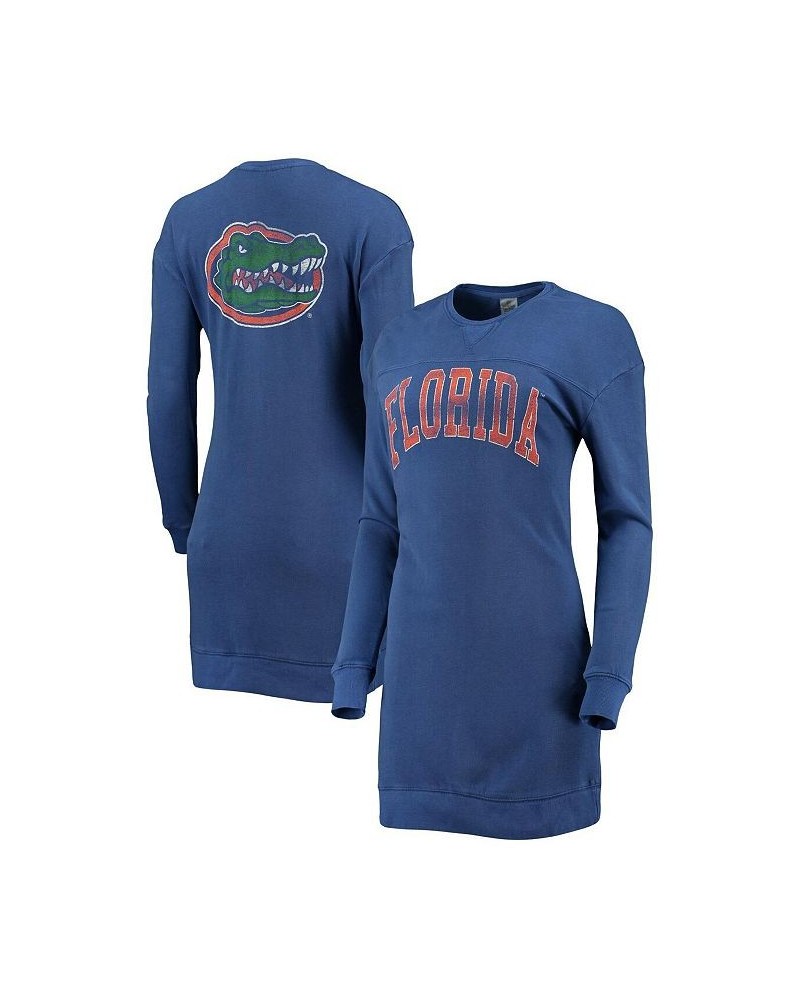 Women's Royal Florida Gators 2-Hit Sweatshirt Dress Blue $31.50 Dresses