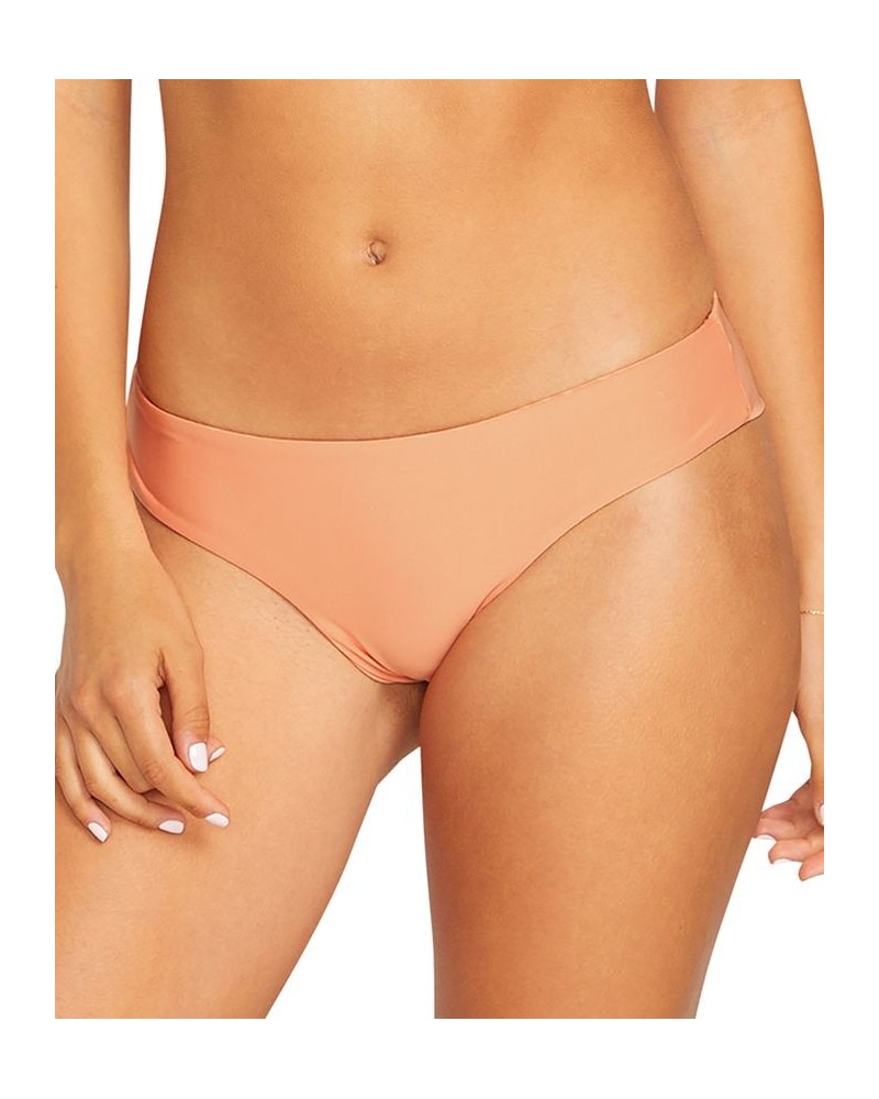 Juniors' Simply Seamless Cheekini Swim Bottoms Orange $27.84 Swimsuits