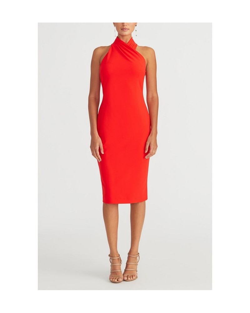 Halter Sheath Dress Rio Red $36.89 Dresses