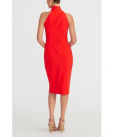 Halter Sheath Dress Rio Red $36.89 Dresses