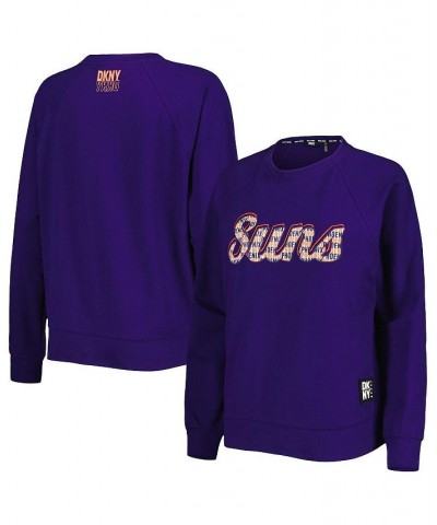 Women's Purple Phoenix Suns Regina Raglan Pullover Sweatshirt Purple $50.99 Sweatshirts
